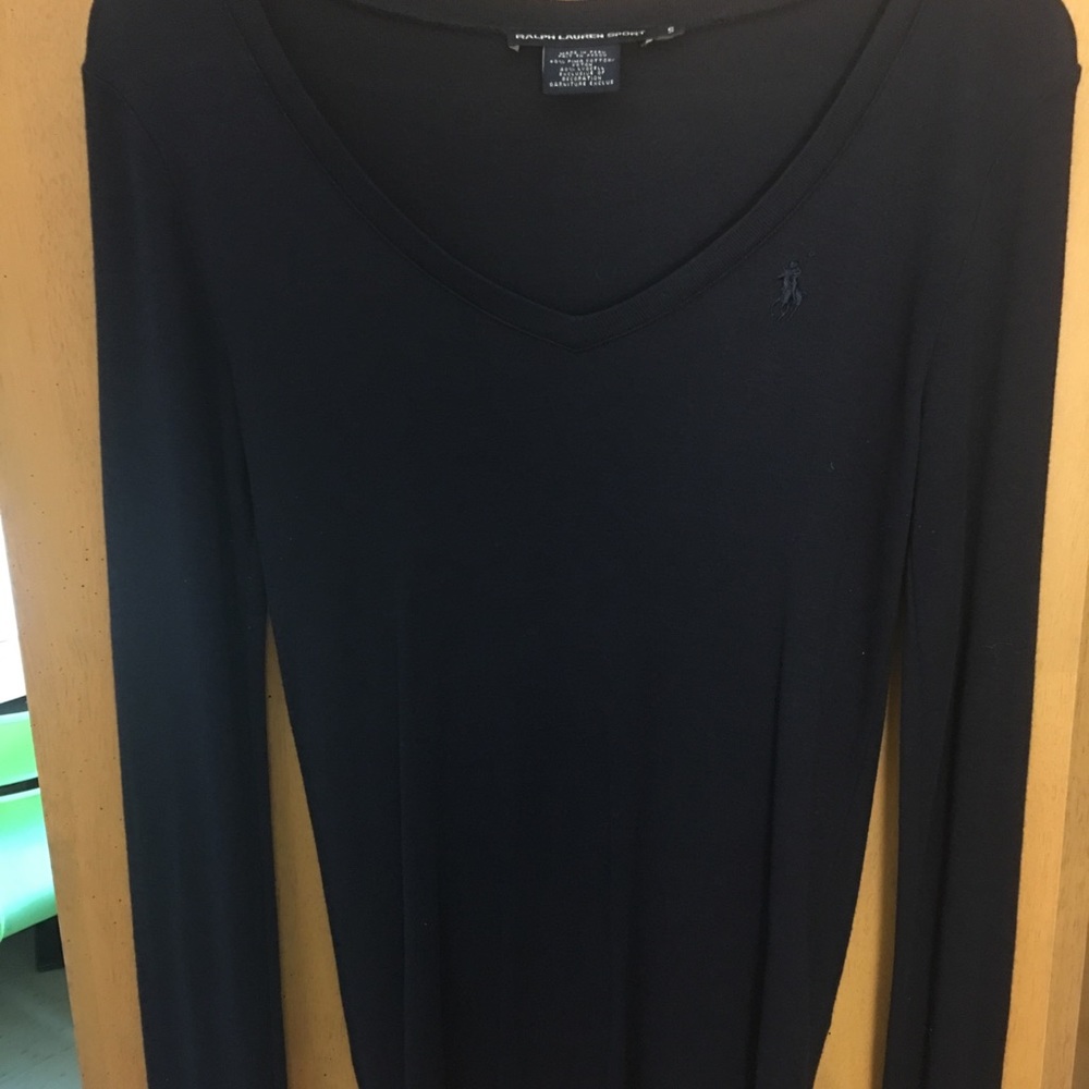 Dark Navy Blue Ralph Lauren Sport long sleeve S